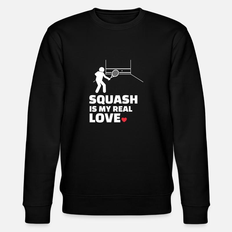Ich Liebe squash - Stanley/Stella Unisex Bio-Sweatshirt CHANGER - Schwarz