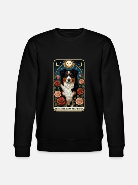 Australischer Schäferhund - Stanley/Stella Unisex Bio-Sweatshirt CHANGER  - Schwarz