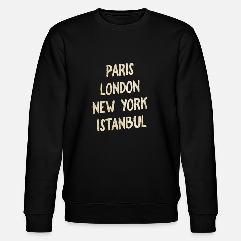 Istanbul - Stanley/Stella Unisex Bio-Sweatshirt CHANGER  - Schwarz