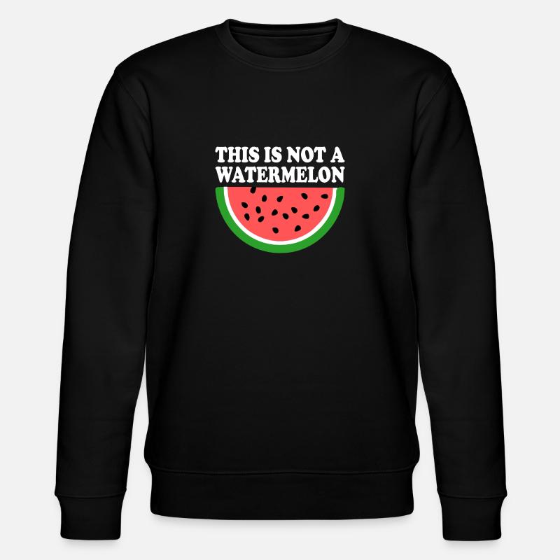 THIS IS NOT A WATERMELON - Sweat bio CHANGER Stanley/Stella Unisexe - noir