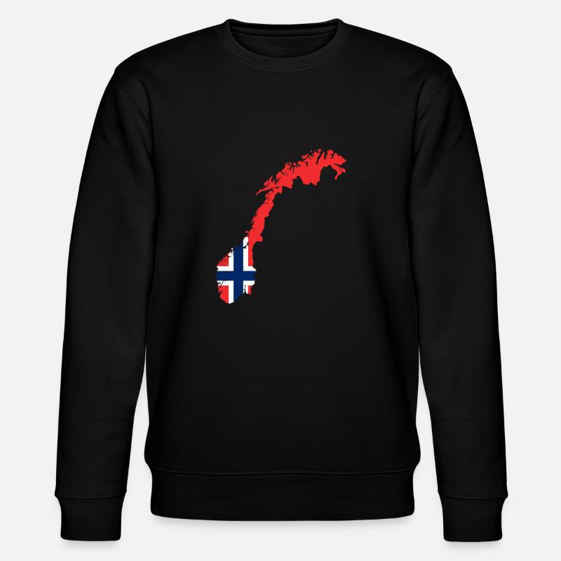 drapeau Norvège - Sweat bio CHANGER Stanley/Stella Unisexe - noir