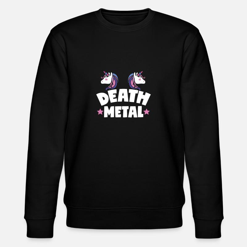 Death Metal - Stanley/Stella Unisex Bio-Sweatshirt CHANGER - Schwarz