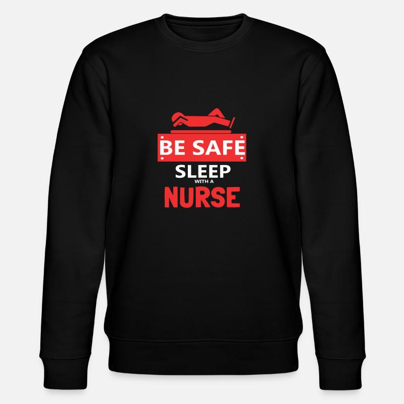 Krankenschwester - Stanley/Stella Unisex Bio-Sweatshirt CHANGER  - Schwarz