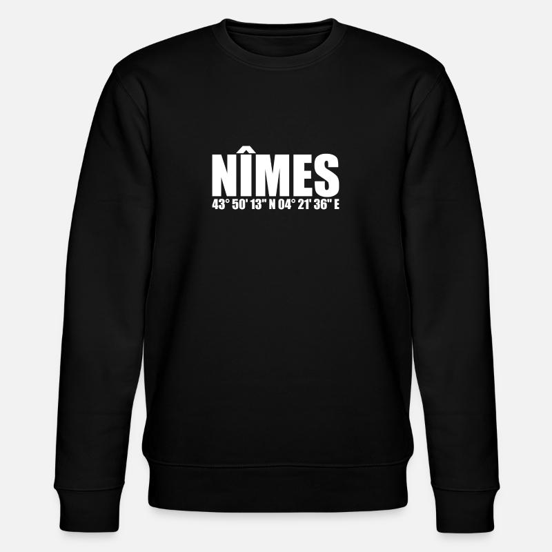 Coordonnées de Nîmes - Sweat bio CHANGER Stanley/Stella Unisexe - noir