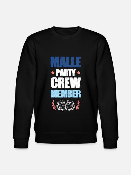 Malle Party Crew - Stanley/Stella CHANGER Unisex Organic Sweatshirt - black