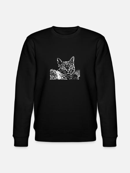 Chat Blanc Blanc Chats - Sweat bio CHANGER Stanley/Stella Unisexe - noir