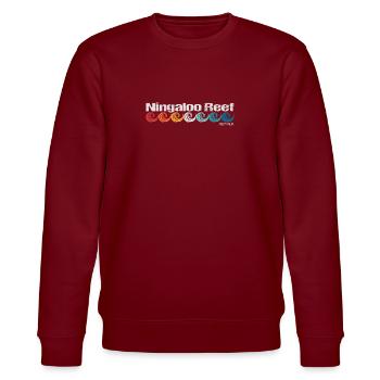 Ningaloo Reef - Australia Reef - Stanley/Stella Unisex Bio-Sweatshirt CHANGER  - Burgunderrot - Vorne - Nik (191cm) & Marisol (170cm)