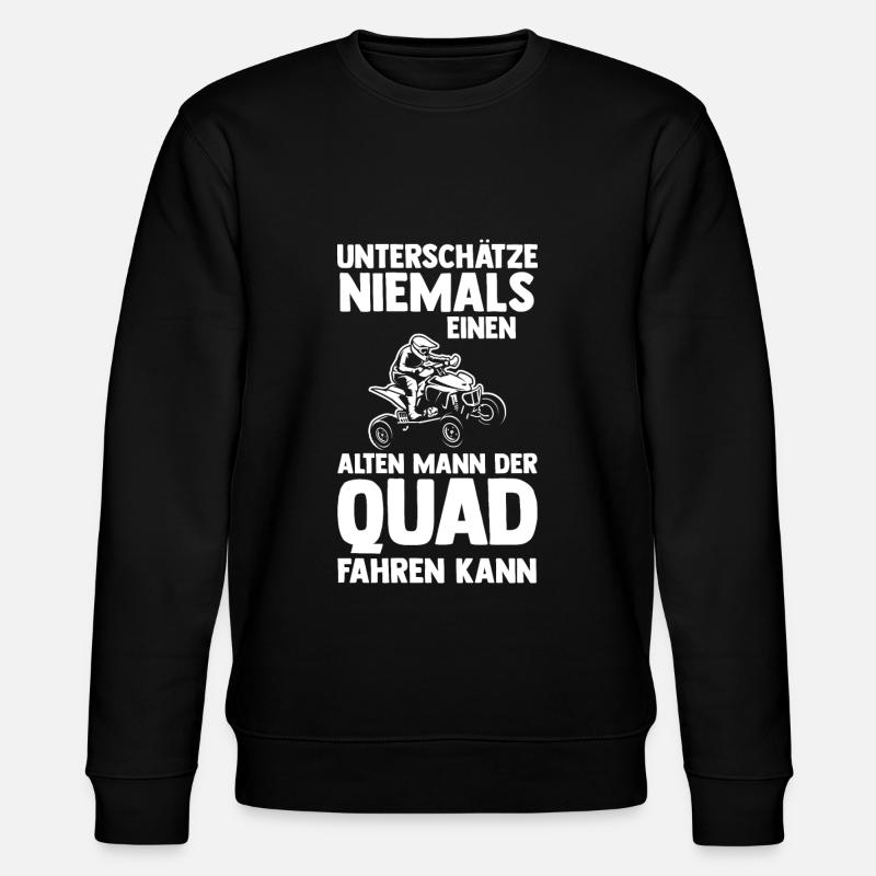 Motorrad Quad - Stanley/Stella Unisex Bio-Sweatshirt CHANGER  - Schwarz
