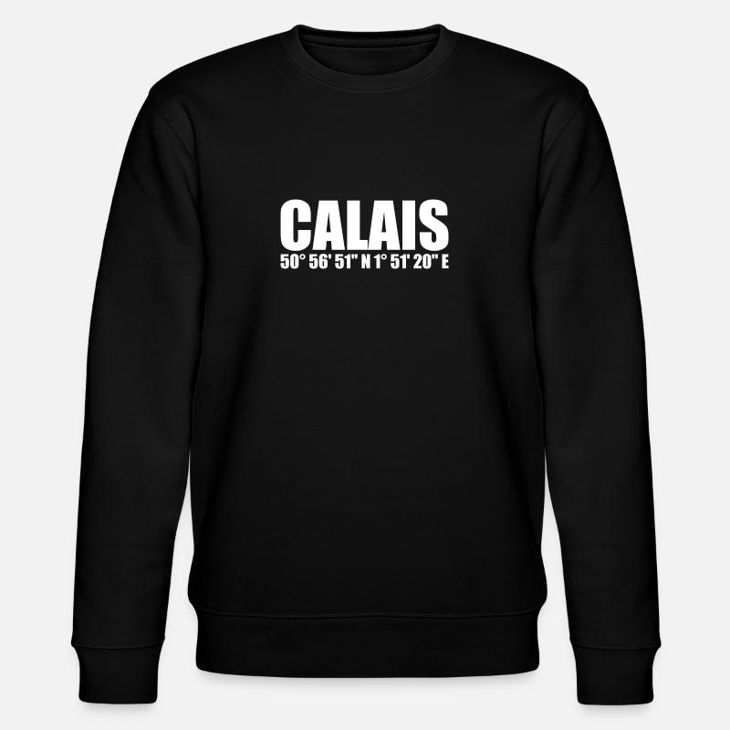 Coordonnées de Calais - Sweat bio CHANGER Stanley/Stella Unisexe - noir