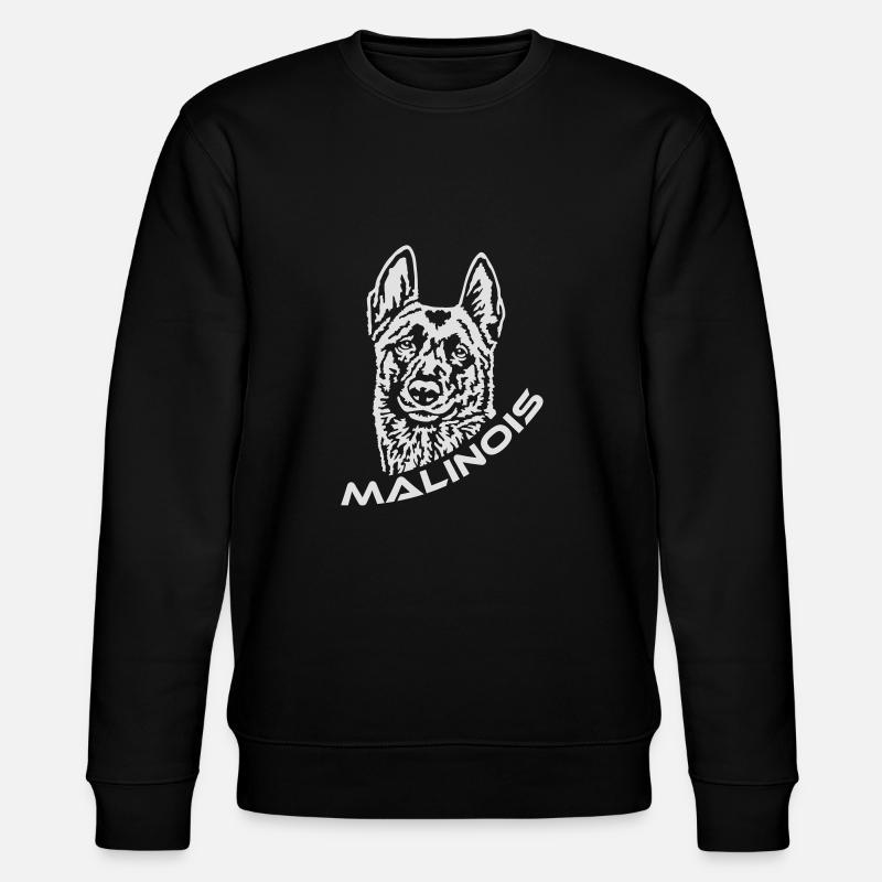 424 Malinois - Stanley/Stella Unisex Bio-Sweatshirt CHANGER - Schwarz