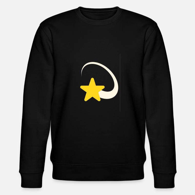 Stern Sternschnuppe Geschenkidee Cool - Stanley/Stella Unisex Bio-Sweatshirt CHANGER  - Schwarz