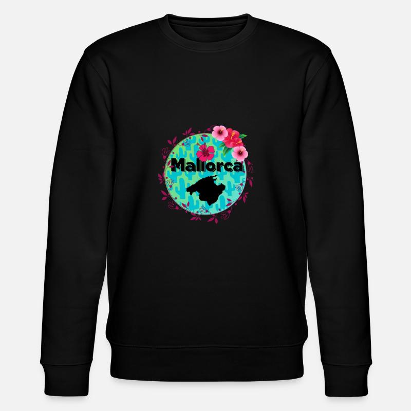 Fleurs de Majorque - Sweat bio CHANGER Stanley/Stella Unisexe - noir