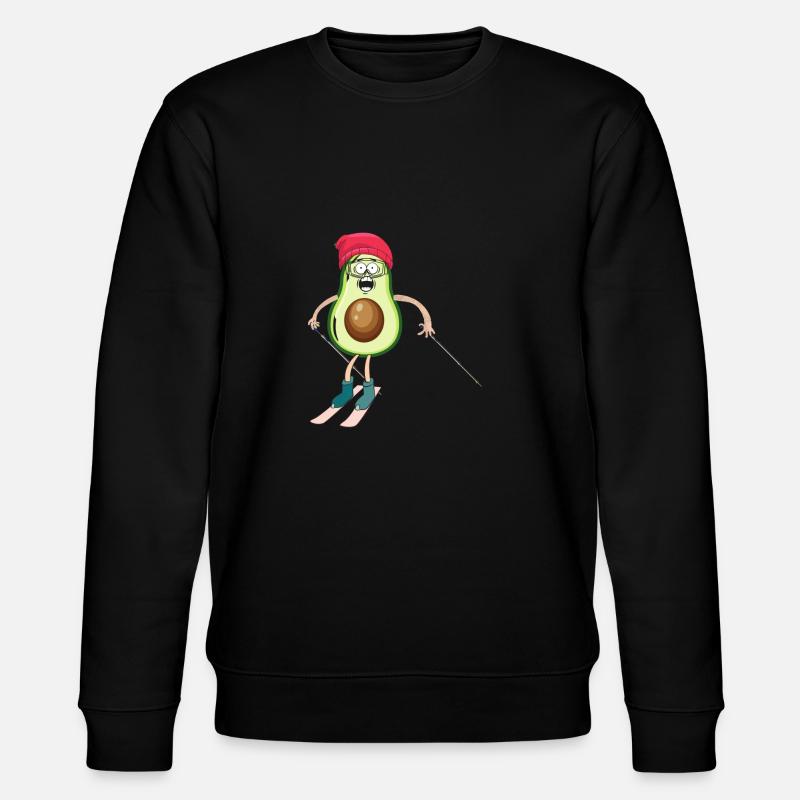 Avocat sur ski - Sweat bio CHANGER Stanley/Stella Unisexe - noir