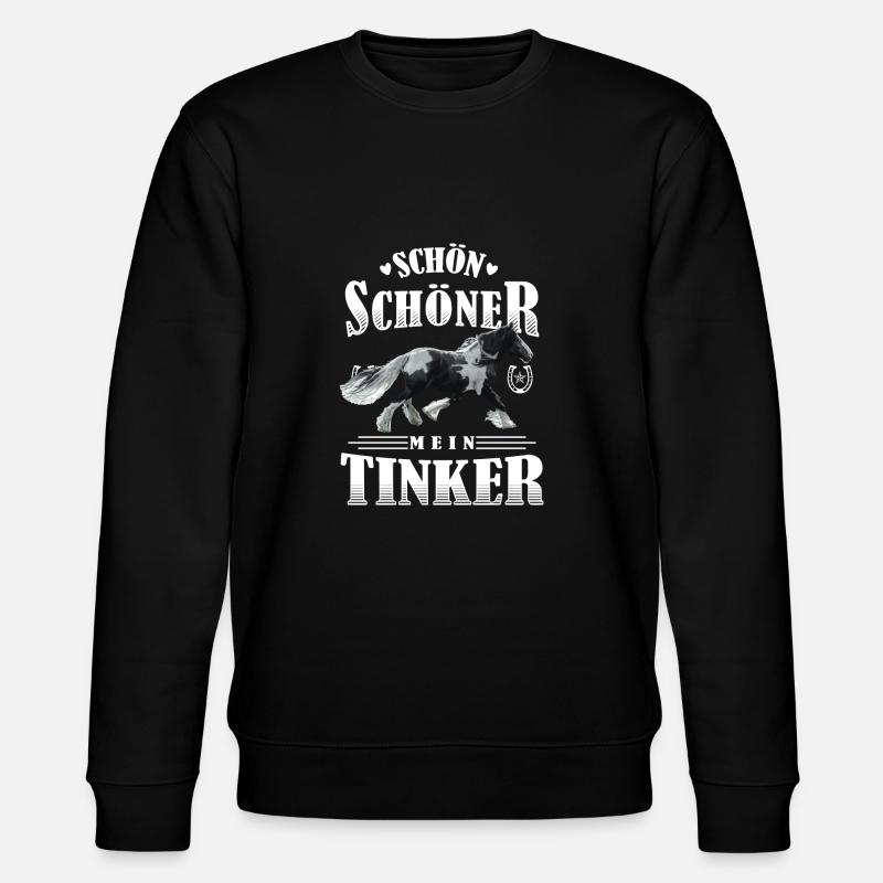 Schön Schöner Mein Tinker - Stanley/Stella Unisex Bio-Sweatshirt CHANGER  - Schwarz