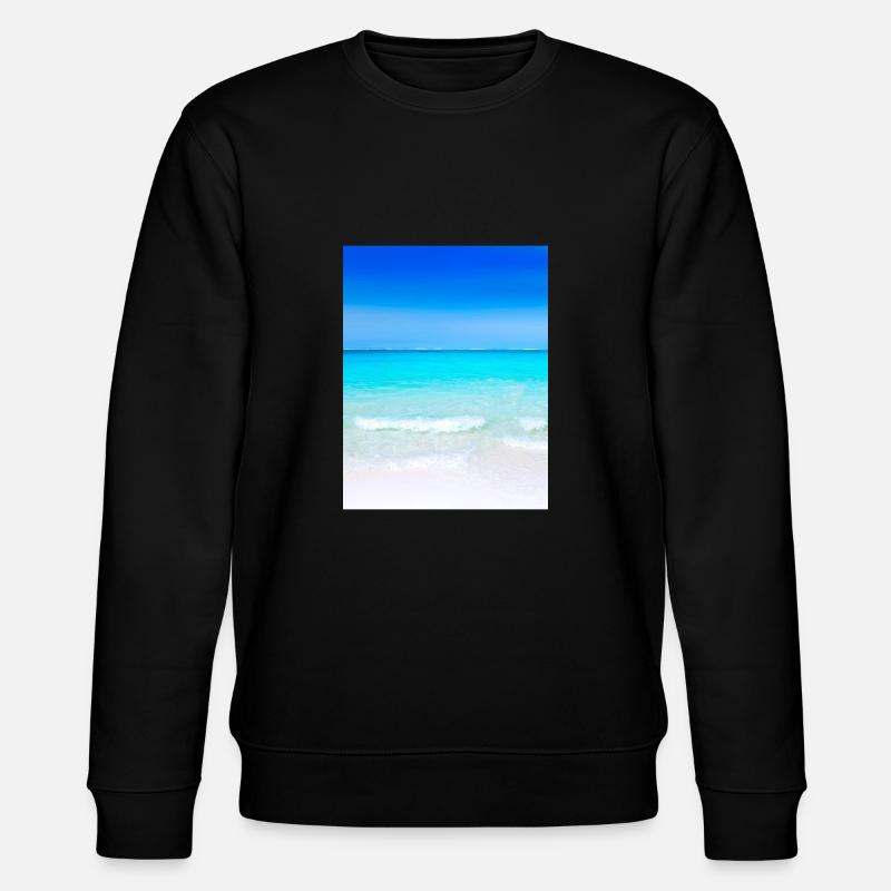 Schönes Meer - Stanley/Stella Unisex Bio-Sweatshirt CHANGER  - Schwarz