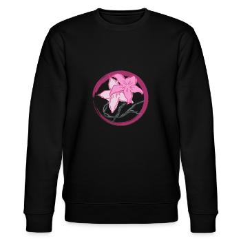 Fleur - Sweat bio CHANGER Stanley/Stella Unisexe - noir - Devant - Nik (191cm) & Marisol (170cm)