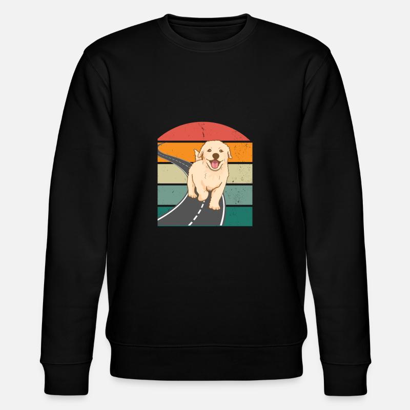 Ein süßer Hund. - Stanley/Stella Unisex Bio-Sweatshirt CHANGER  - Schwarz