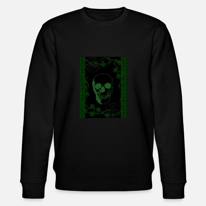 Grünschädel - Stanley/Stella Unisex Bio-Sweatshirt CHANGER  - Schwarz