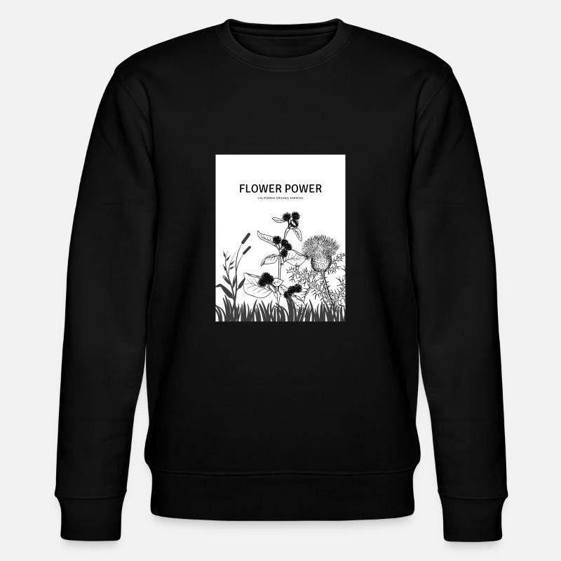 POUVOIR DES FLEURS - Sweat bio CHANGER Stanley/Stella Unisexe - noir