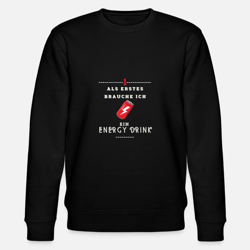 Energy Drink - Stanley/Stella Unisex Bio-Sweatshirt CHANGER  - Schwarz