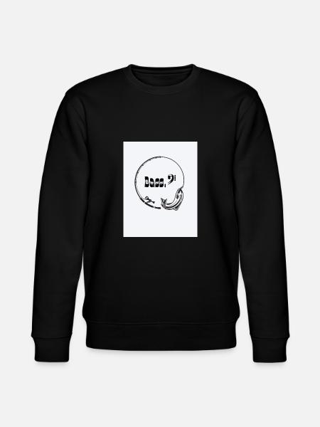 Music bass - Stanley/Stella CHANGER Unisex Organic Sweatshirt - black