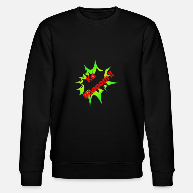 ka Boooom transformed - Stanley/Stella Unisex Bio-Sweatshirt CHANGER  - Schwarz