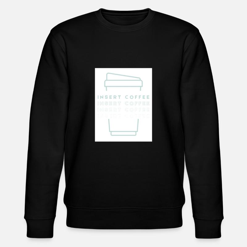 Insert Coffee Cup 2 LHTPHTBWT - Stanley/Stella Unisex Bio-Sweatshirt CHANGER - Schwarz
