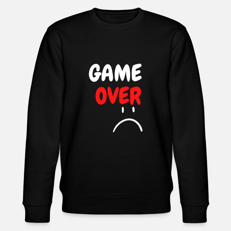 Game Over - Stanley/Stella Unisex Bio-Sweatshirt CHANGER  - Schwarz