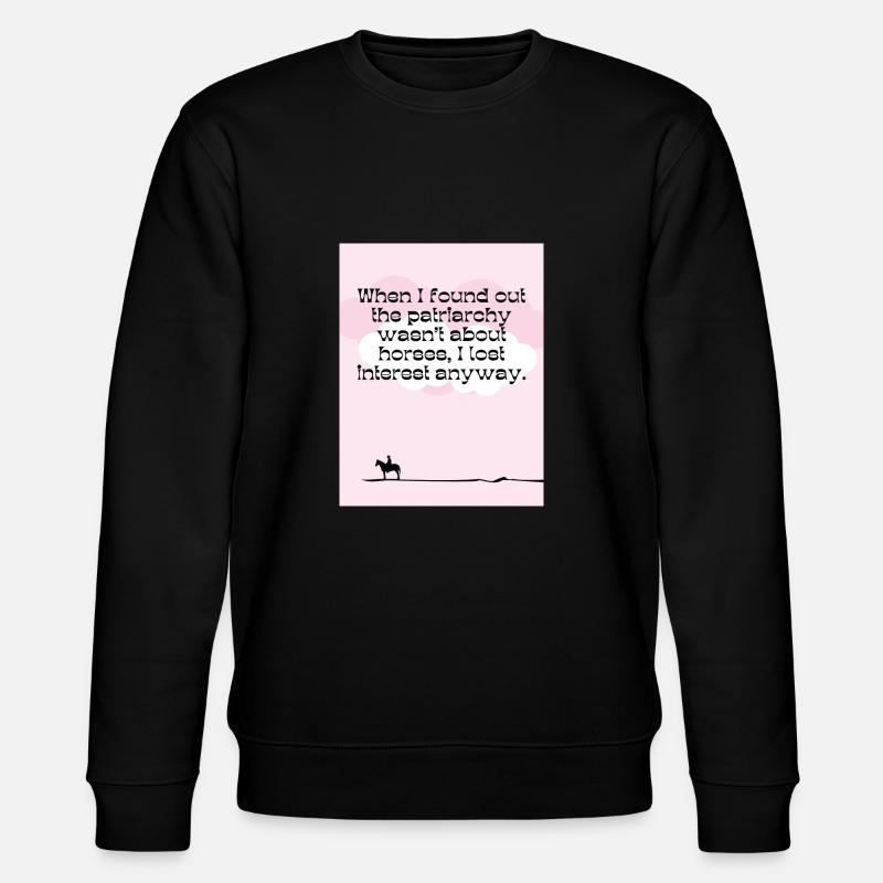 Le patriarcat de Ken - Sweat bio CHANGER Stanley/Stella Unisexe - noir