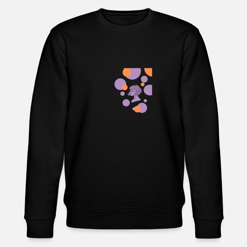 Pull cosmique Girl Side View - Sweat bio CHANGER Stanley/Stella Unisexe - noir