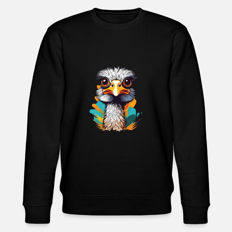 Strauß - Stanley/Stella Unisex Bio-Sweatshirt CHANGER  - Schwarz