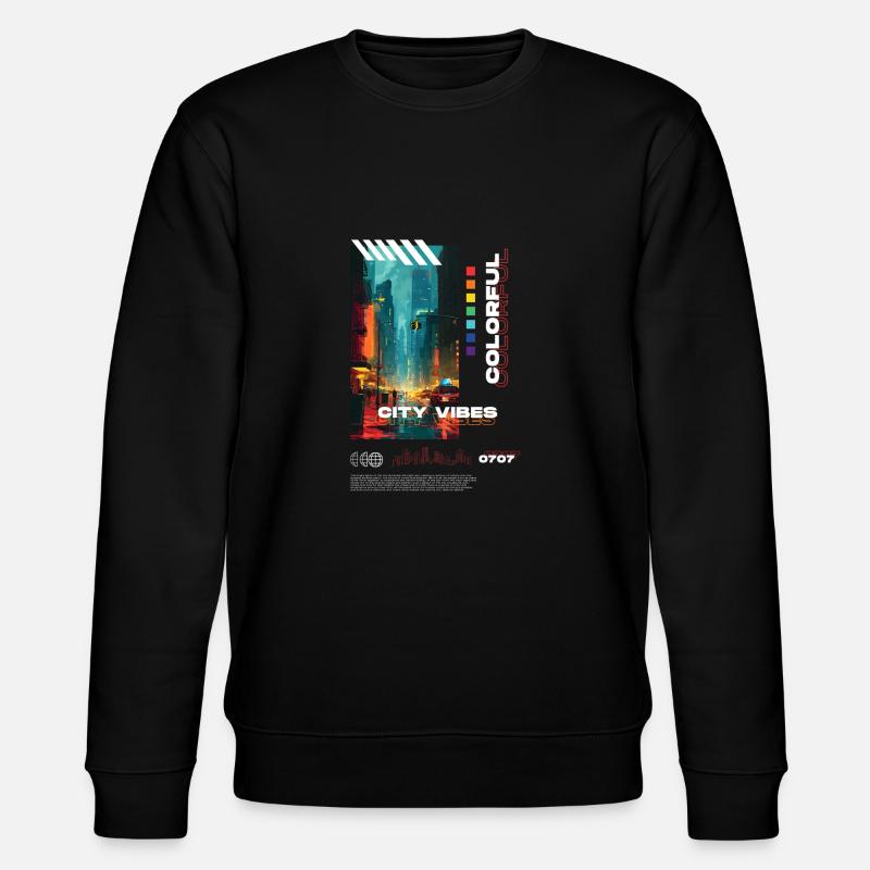 Chromatic Urban - Sweat bio CHANGER Stanley/Stella Unisexe - noir
