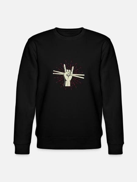 Drums, Drum, Music, Instrument - Stanley/Stella CHANGER Unisex Organic Sweatshirt - black