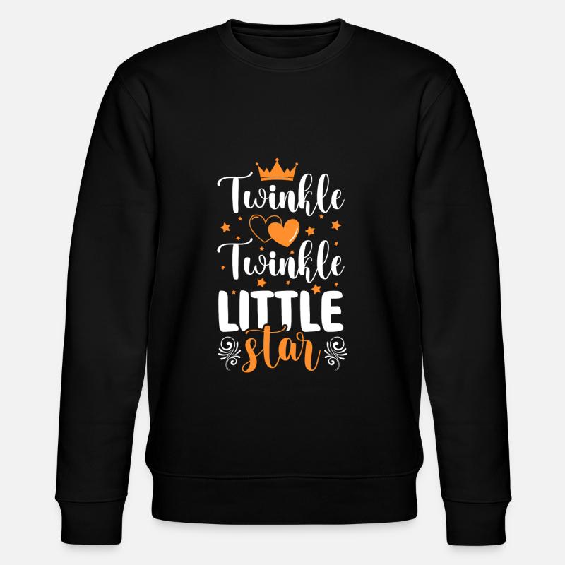 Sterne Sternchen Astronomie - Stanley/Stella Unisex Bio-Sweatshirt CHANGER  - Schwarz