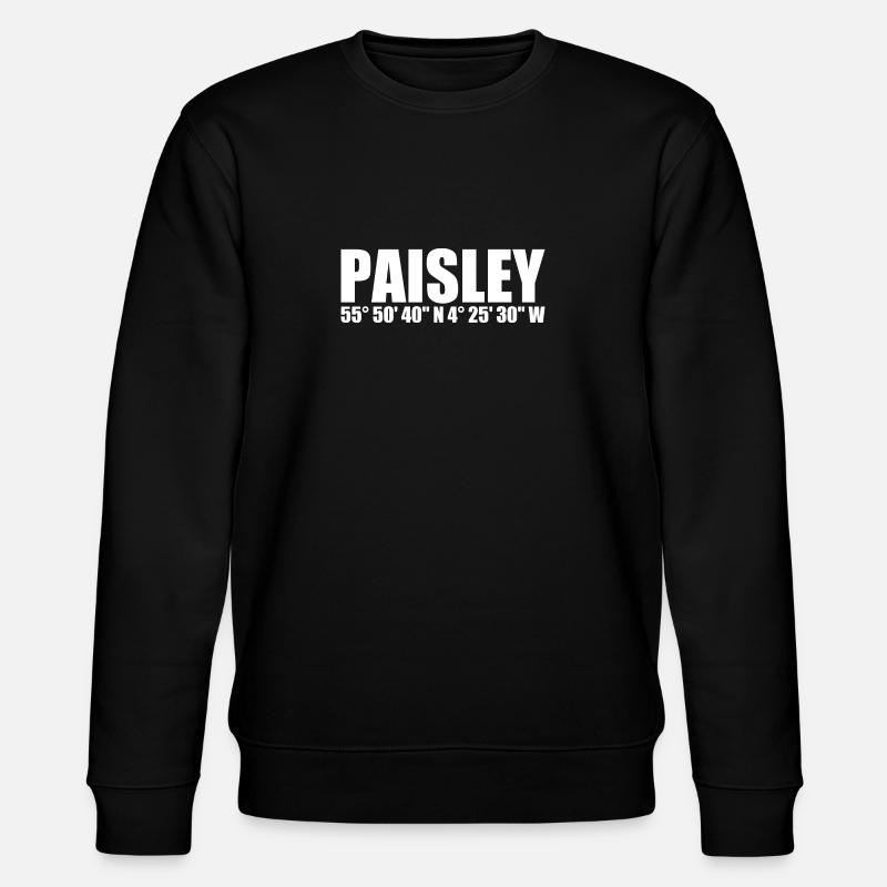 Coordonnées Paisley - Sweat bio CHANGER Stanley/Stella Unisexe - noir