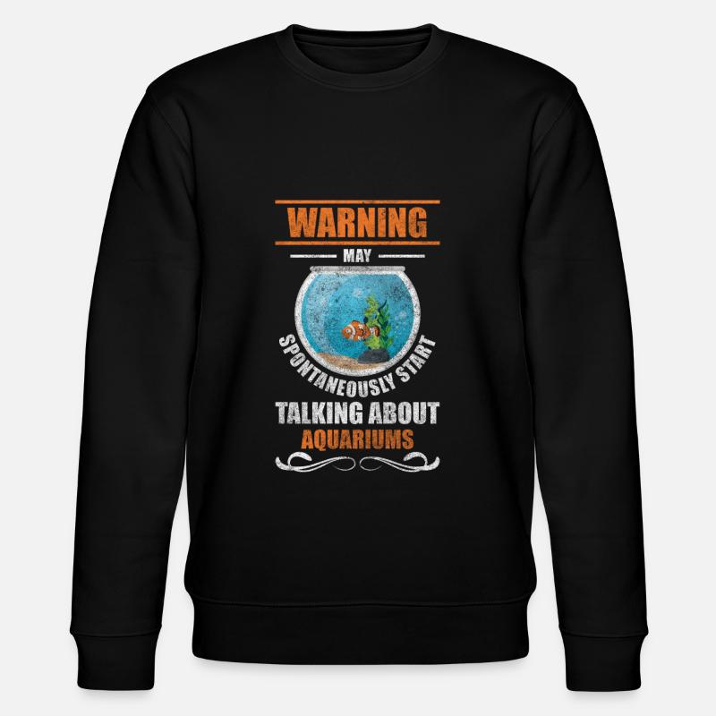 Poisson Aquariophile Nourriture pour poissons - Sweat bio CHANGER Stanley/Stella Unisexe - noir