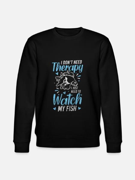 Fish Hobby Algae Goldfish - Stanley/Stella CHANGER Unisex Organic Sweatshirt - black