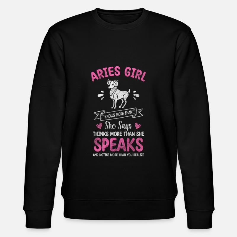 Bélier Superstition de naissance Minerva - Sweat bio CHANGER Stanley/Stella Unisexe - noir