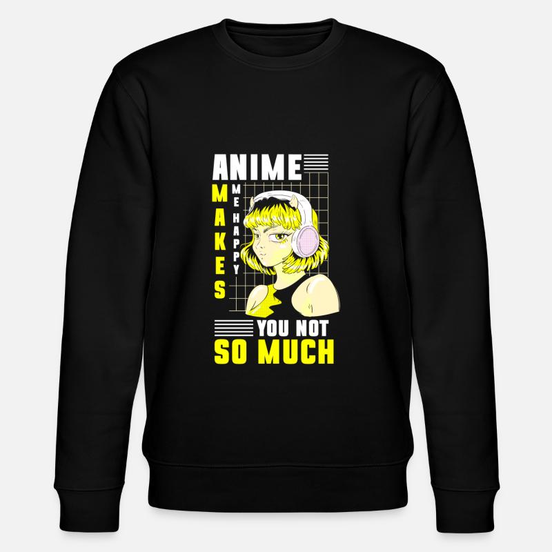 Anime Ramen - Stanley/Stella CHANGER Unisex Organic Sweatshirt - black