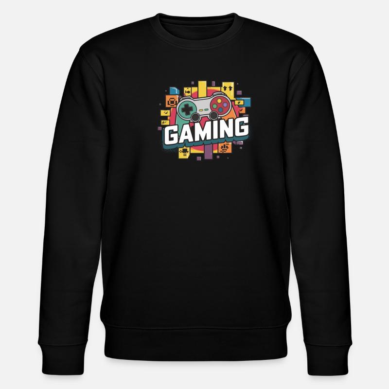 Gaming - Controller - Stanley/Stella Unisex Bio-Sweatshirt CHANGER  - Schwarz