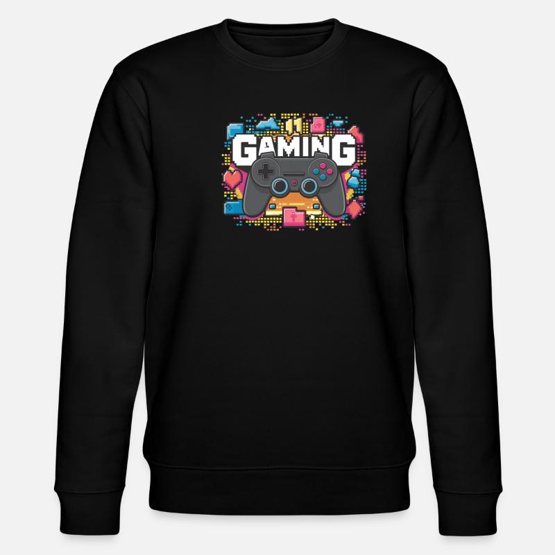 Gaming - Controller - Stanley/Stella Unisex Bio-Sweatshirt CHANGER  - Schwarz