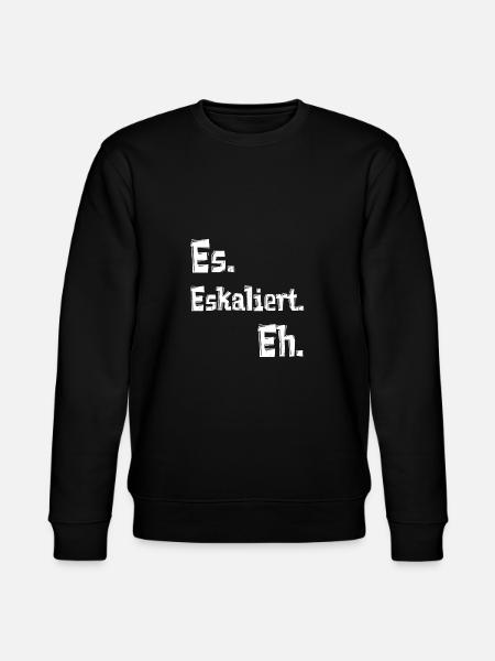 Es. Eskaliert. Eh. - Stanley/Stella Unisex Bio-Sweatshirt CHANGER - Schwarz