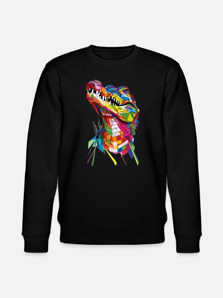 Crocodile - Stanley/Stella CHANGER Unisex Organic Sweatshirt - black