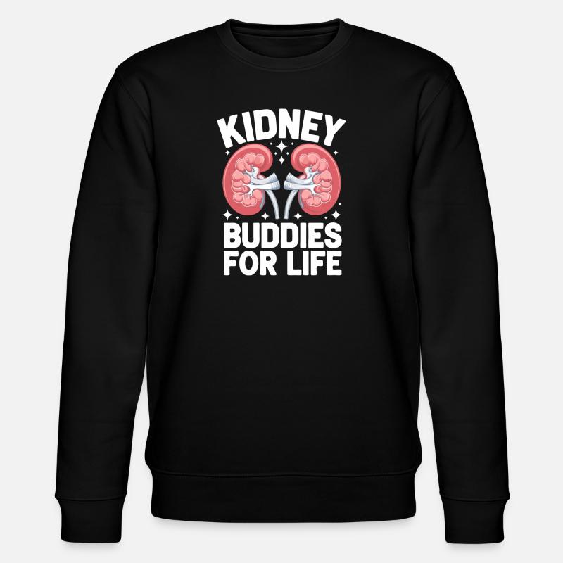 Nierenspender Niere Organspender - Stanley/Stella Unisex Bio-Sweatshirt CHANGER  - Schwarz