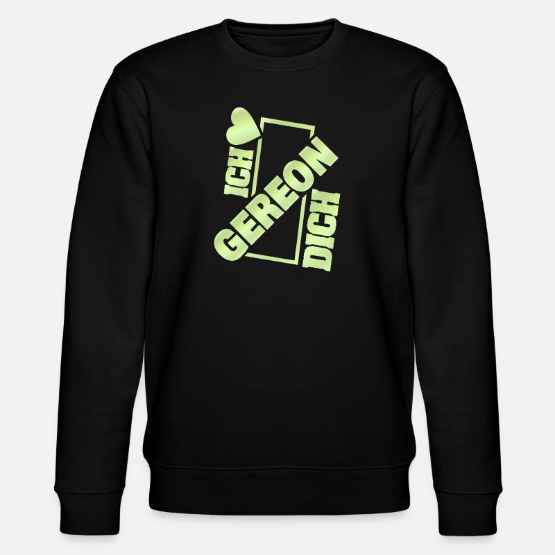Couple Gereon - Stanley/Stella Unisex Bio-Sweatshirt CHANGER  - Schwarz
