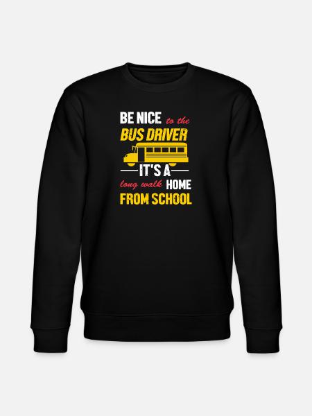 Schulbusfahrer Schulbus - Stanley/Stella Unisex Bio-Sweatshirt CHANGER  - Schwarz