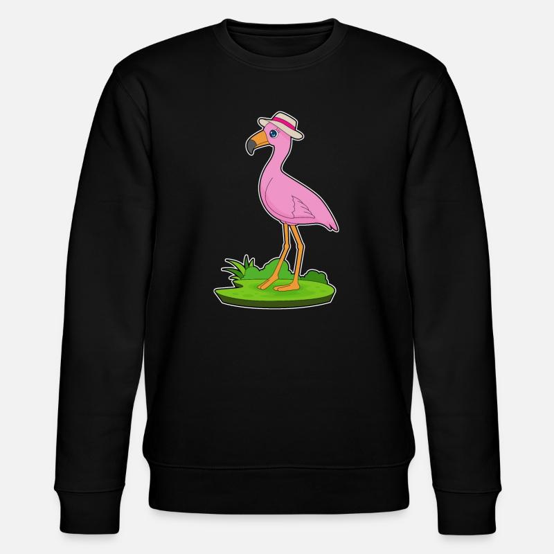 Flamingo Hut - Stanley/Stella Unisex Bio-Sweatshirt CHANGER  - Schwarz