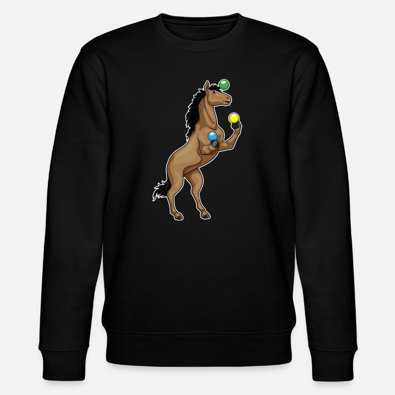 Jongleur de cheval - Sweat bio CHANGER Stanley/Stella Unisexe - noir