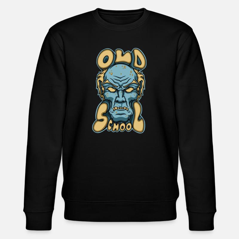 Oldschool - Stanley/Stella Unisex Bio-Sweatshirt CHANGER  - Schwarz
