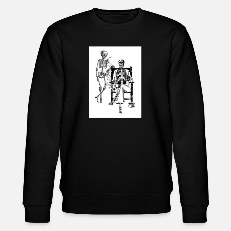 Skelett - Stanley/Stella Unisex Bio-Sweatshirt CHANGER - Schwarz